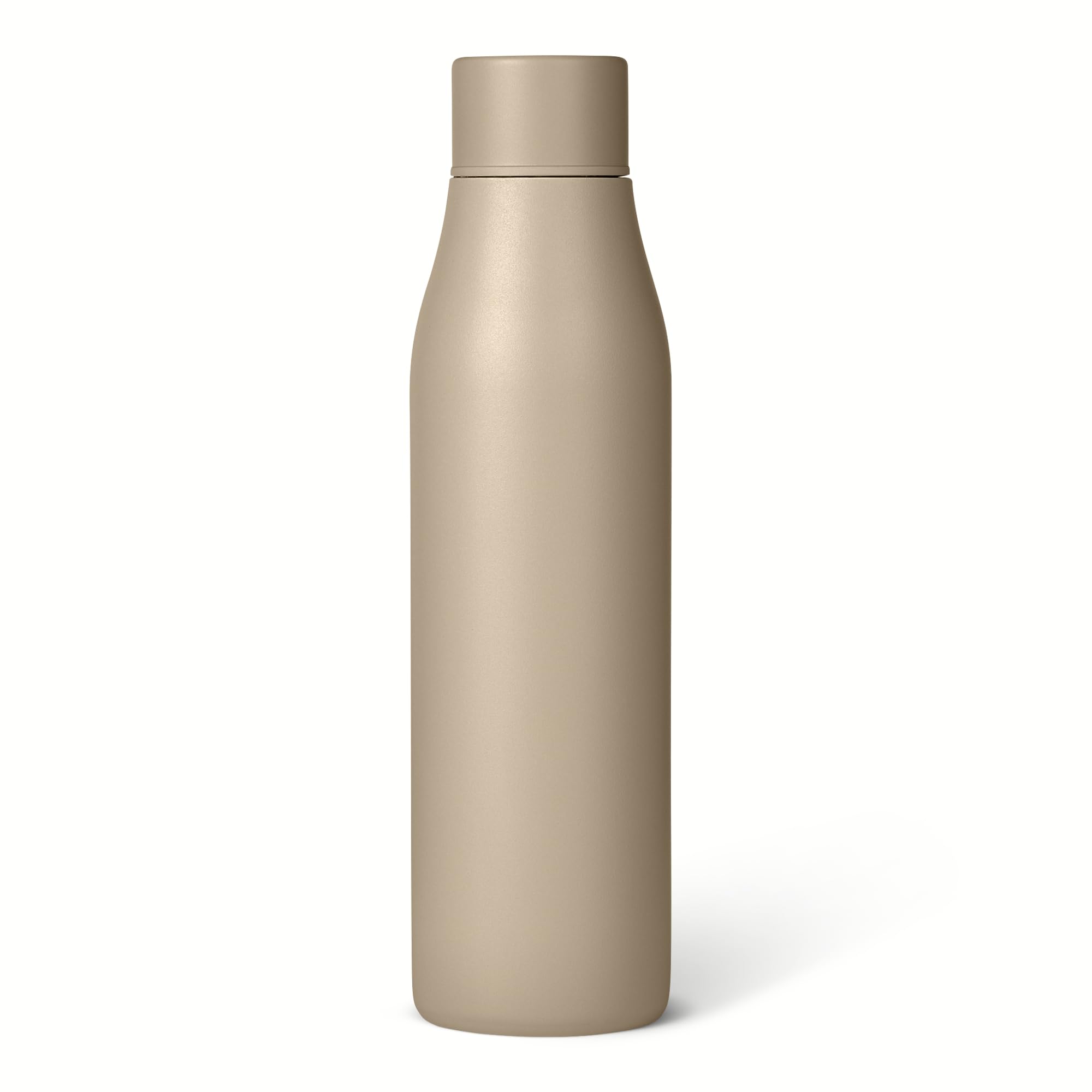 Amazon Basics Borraccia Termica 592 ml Bianco Sporco Inox