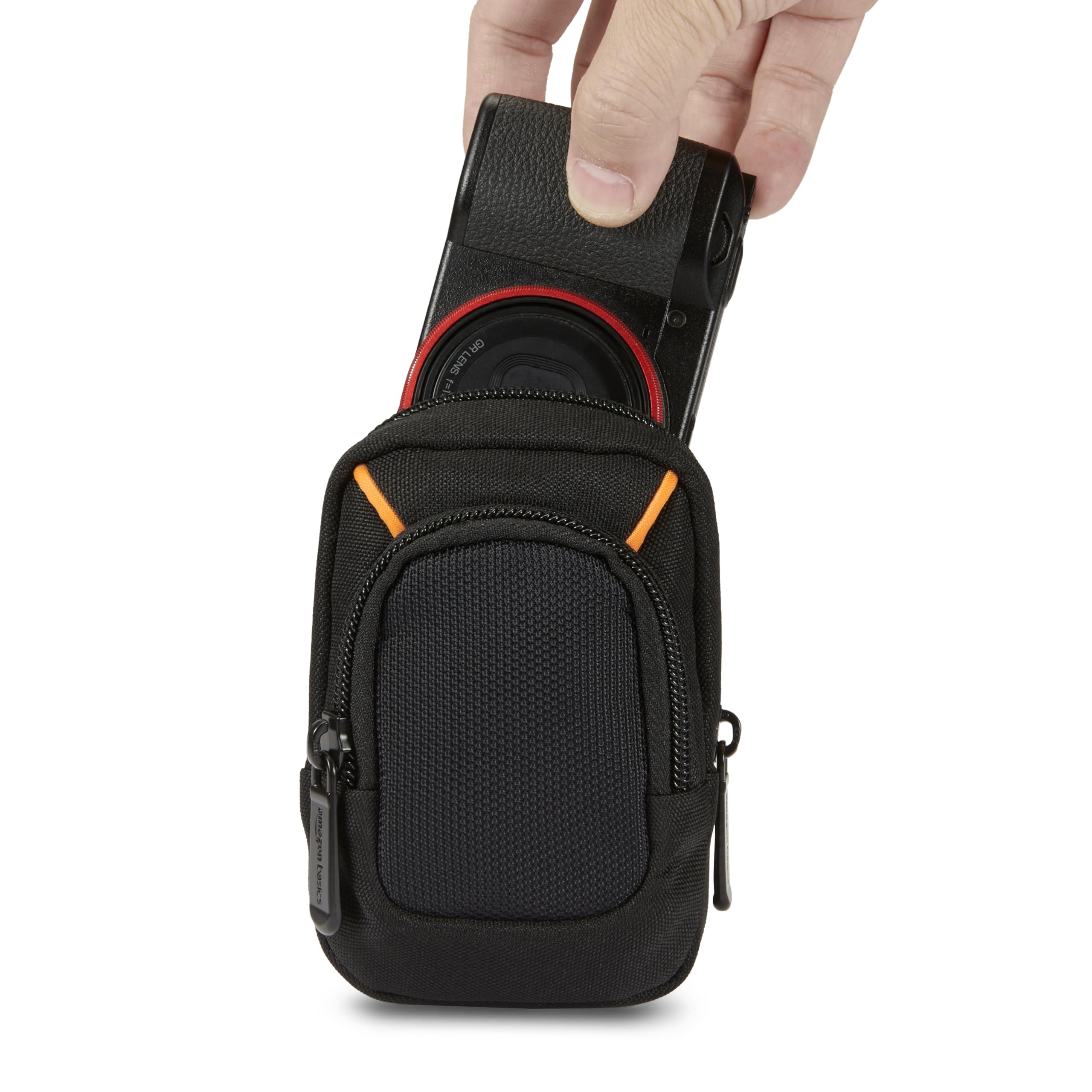 AmazonBasics Custodia Fotocamera Compatta Extra-Piccolo Nero