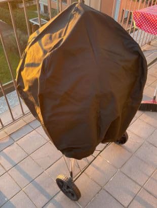 AmazonBasics telo barbecue cupola 71x71x96 nero impermeabile