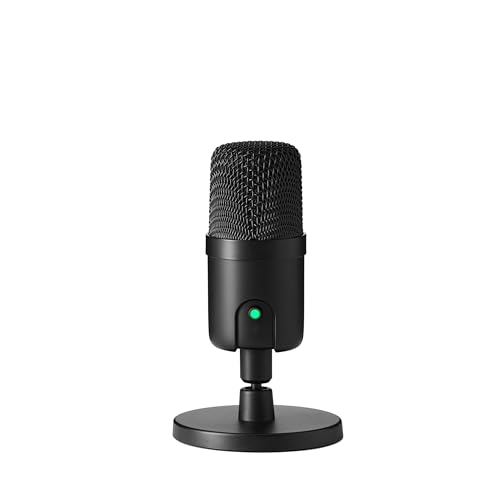 AmazonBasics Microfono USB a Condensatore Nero Cardioide