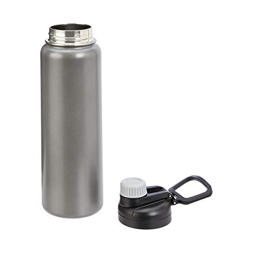 AmazonBasics Bottiglia Termica Acciaio 890 ml Grigio Beccuccio