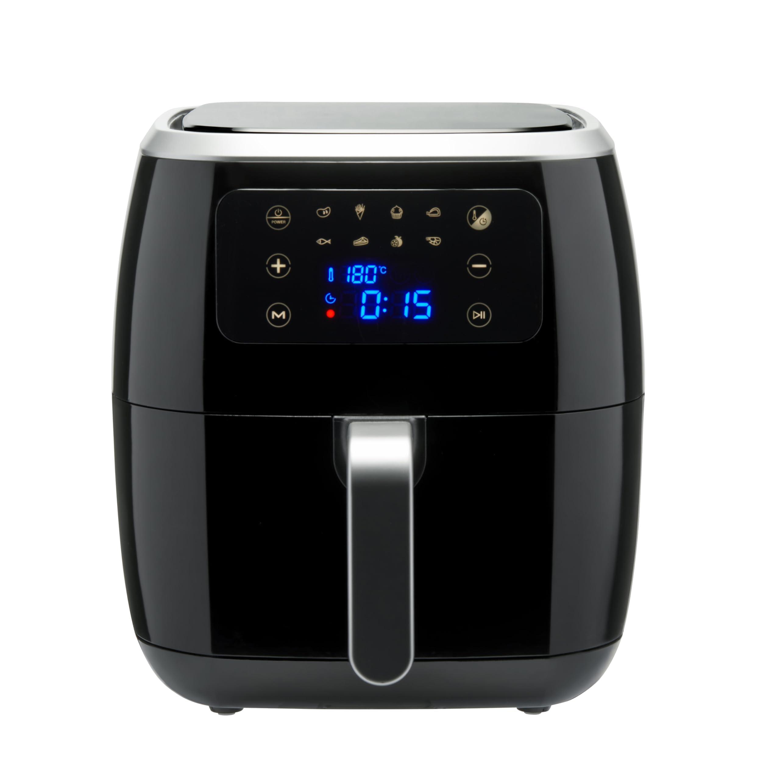 Amazon Basics Friggitrice ad Aria 6L Nera 8 Programmi