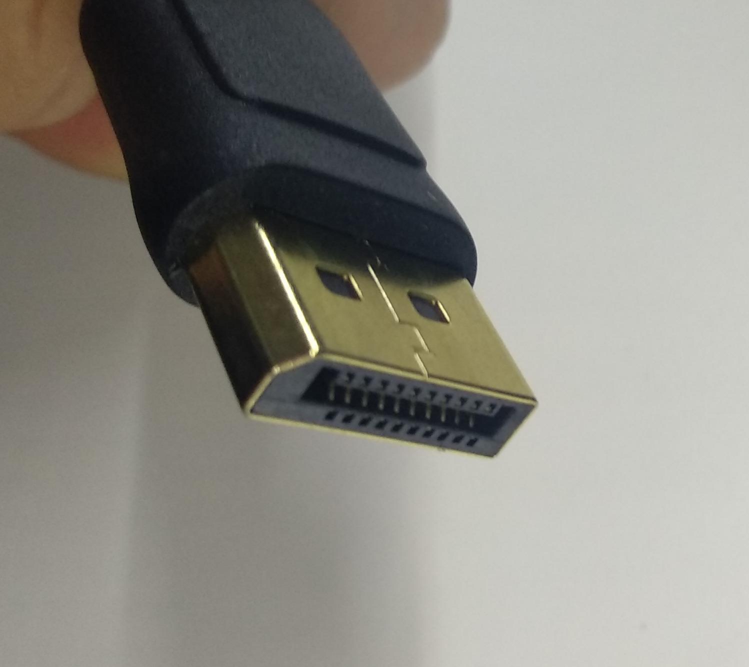 Amazon Basics Cavo DisplayPort 3 m Nero 4K 60Hz Versione 1.2