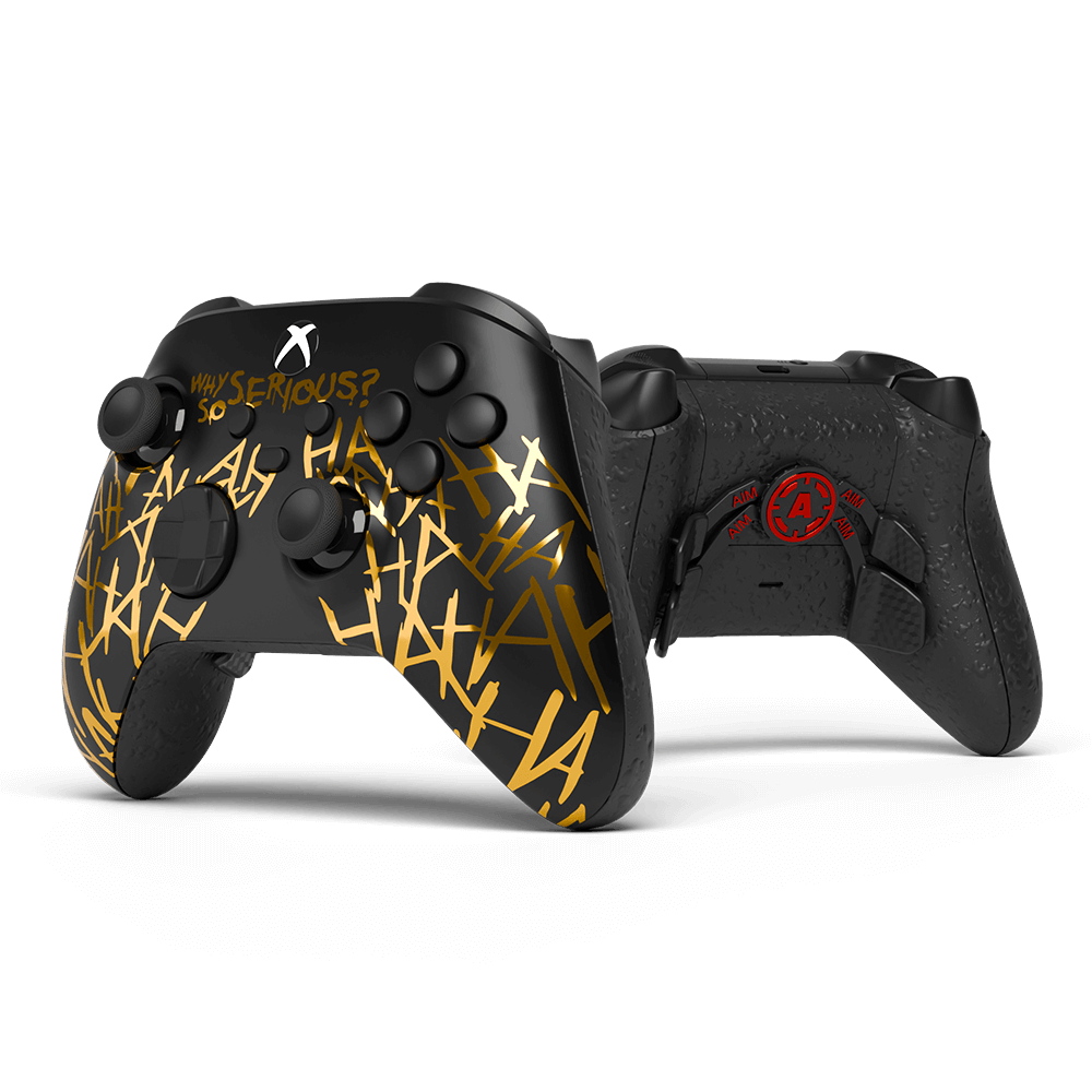 Aim Joker Gold Xbox Series X controller tinta unita