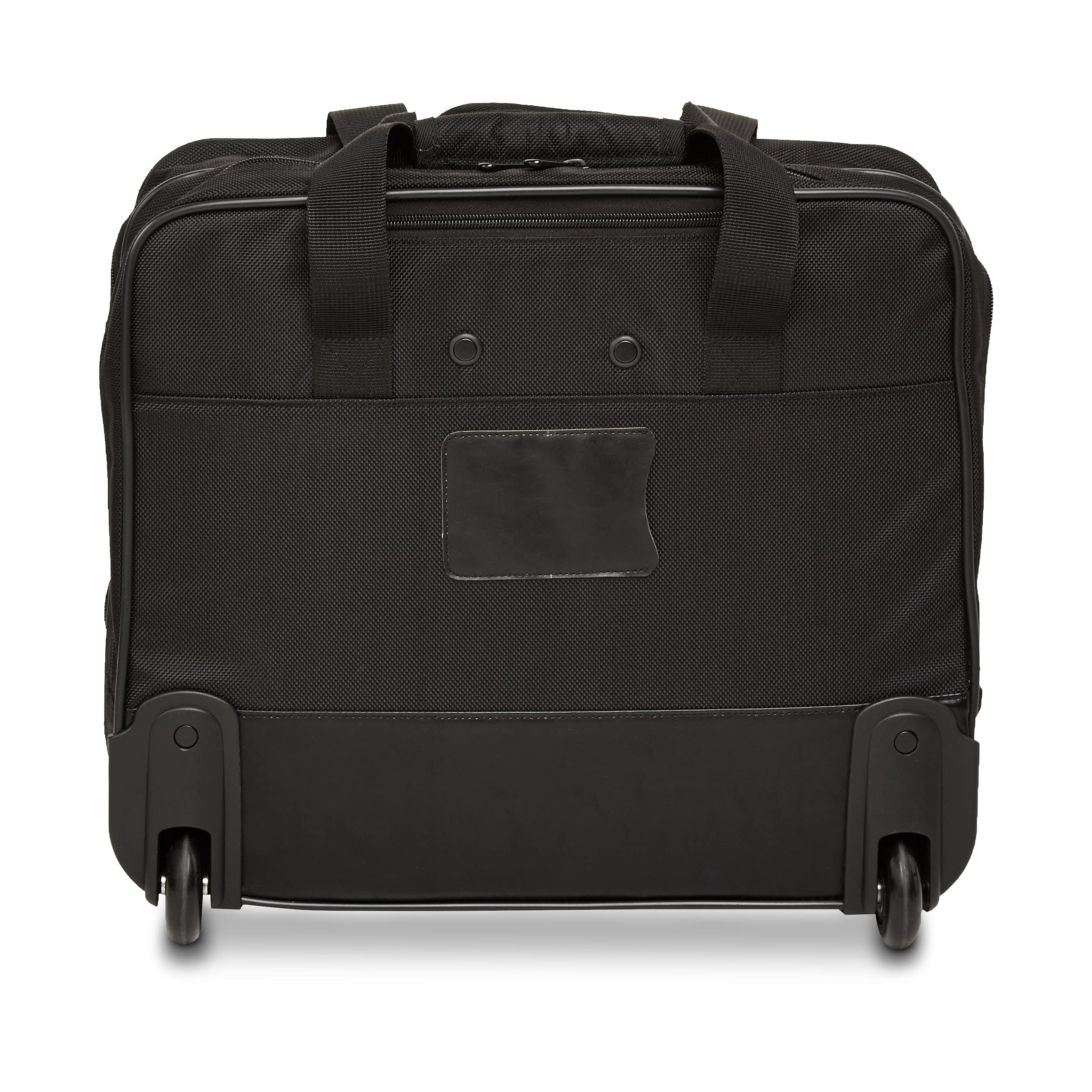 AmazonBasics Borsa Laptop con Ruote da Viaggio Nera