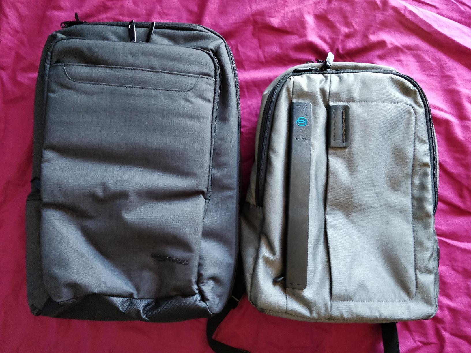 Amazon Basics Zaino Viaggio Nero Compatto Porta Laptop