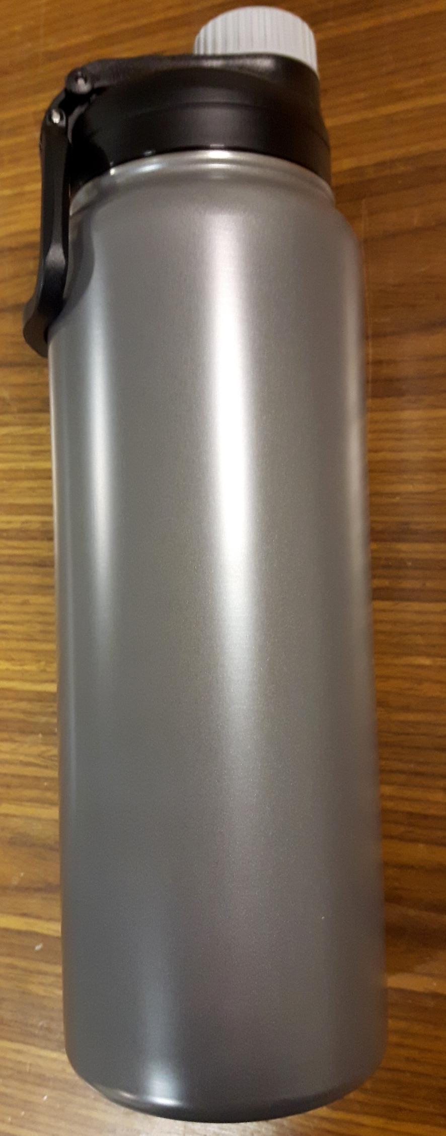 AmazonBasics Bottiglia Termica Acciaio 890 ml Grigio Beccuccio