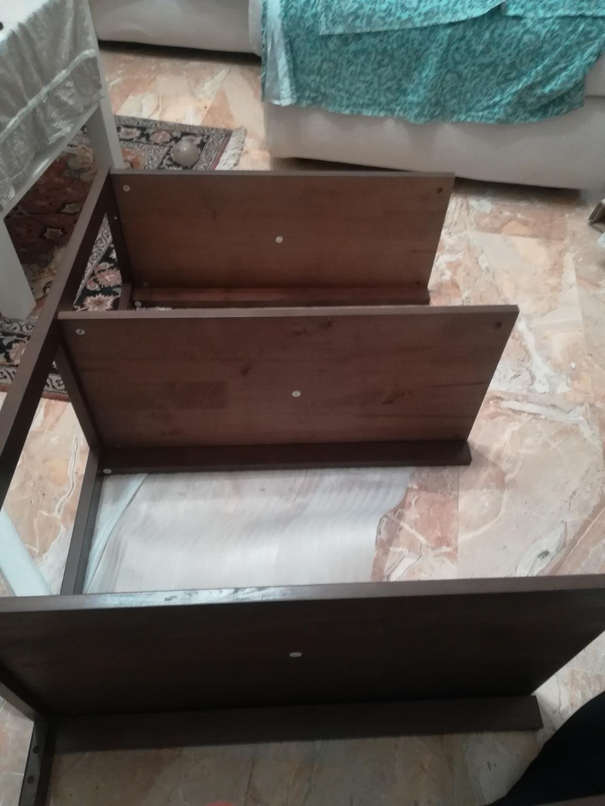 Amazon Basics Libreria 5 Ripiani Legno Massello Bianco 189 cm
