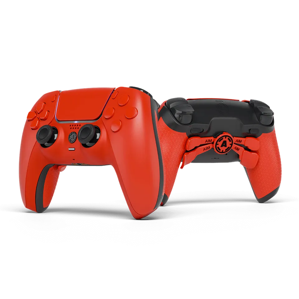 Aim Red Matte controller PS5 rosso opaco