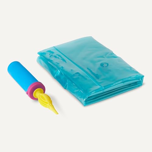 Amazon Basics Materassino Gonfiabile Blu 154 cm per Adulti