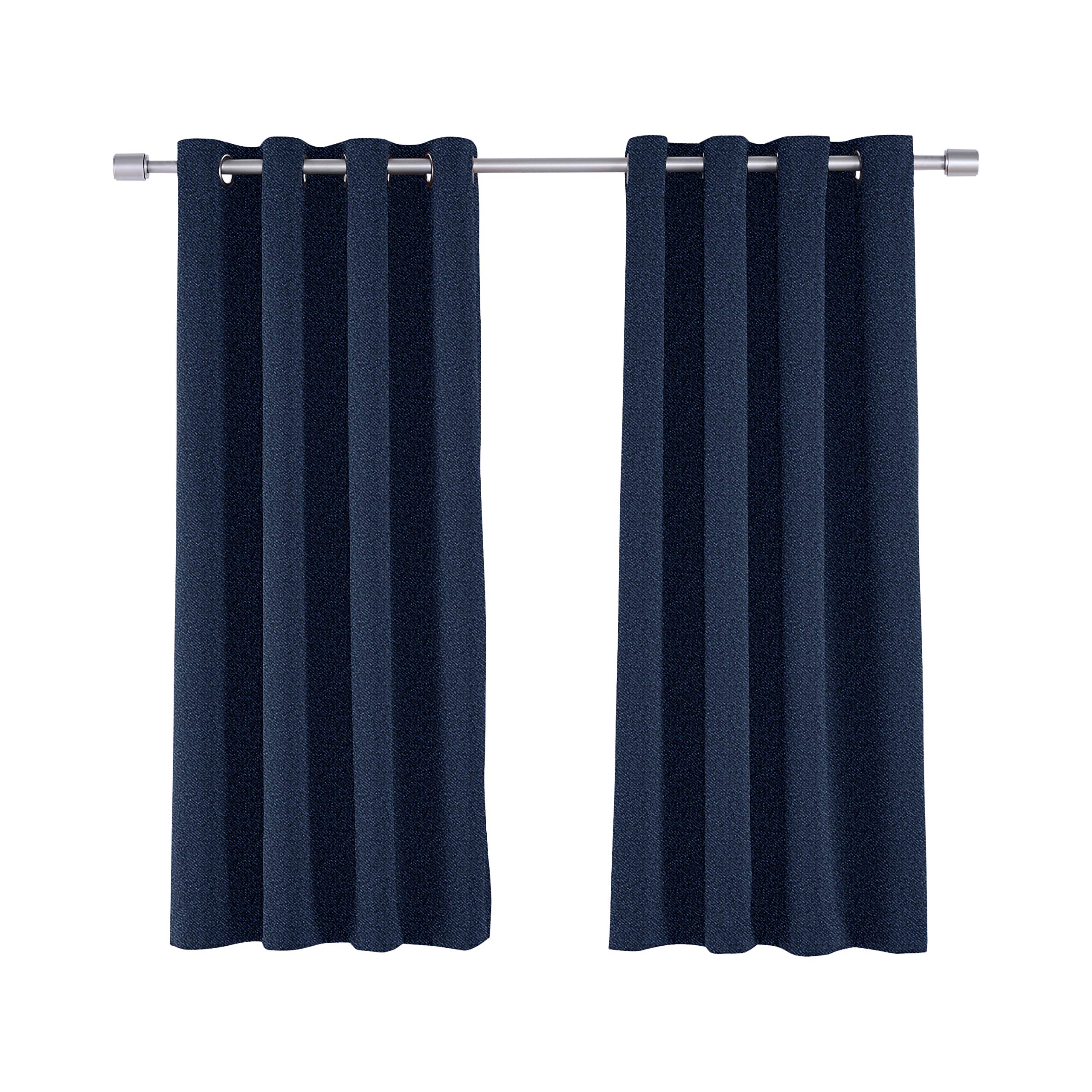 Amazon Basics Theatre Grade tende oscuranti 132x160 blu navy 2 pezzi termiche