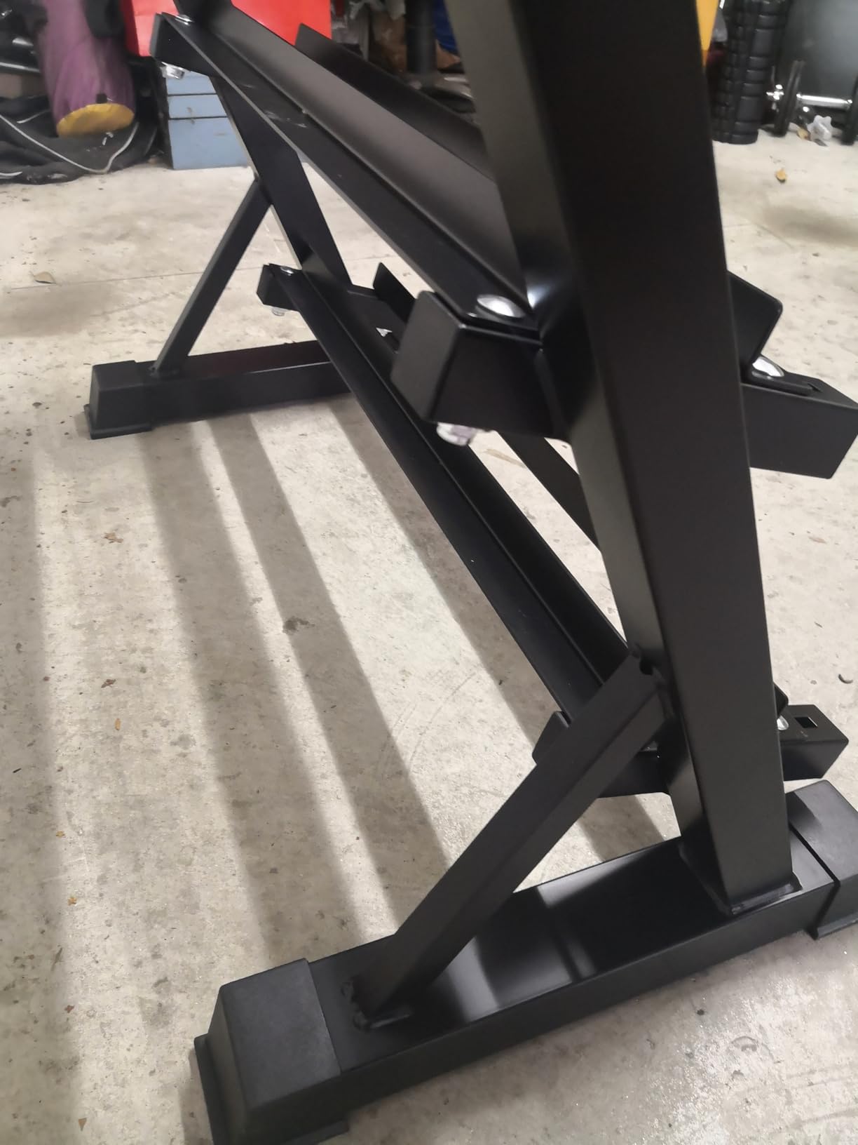Amazon Basics rack manubri 3 livelli nero acciaio