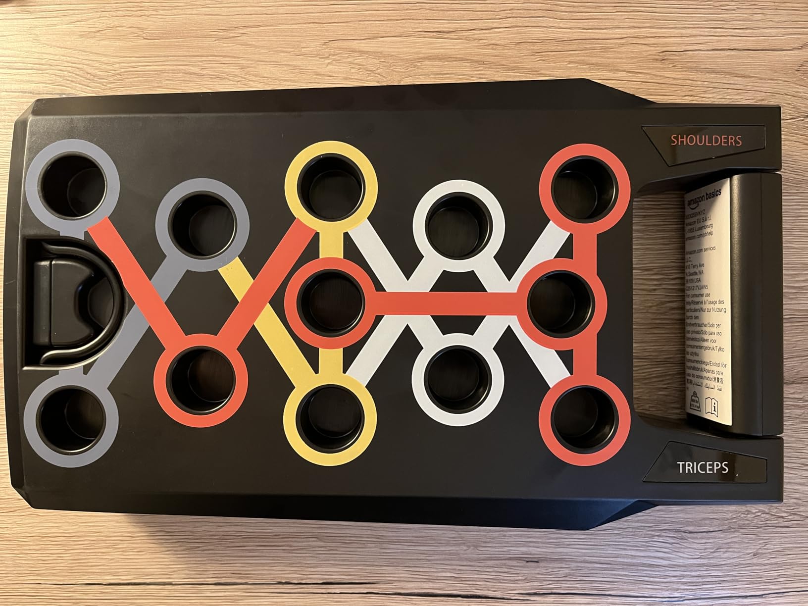 Amazon Basics tavola flessioni 24 in 1 con maniglie pieghevole