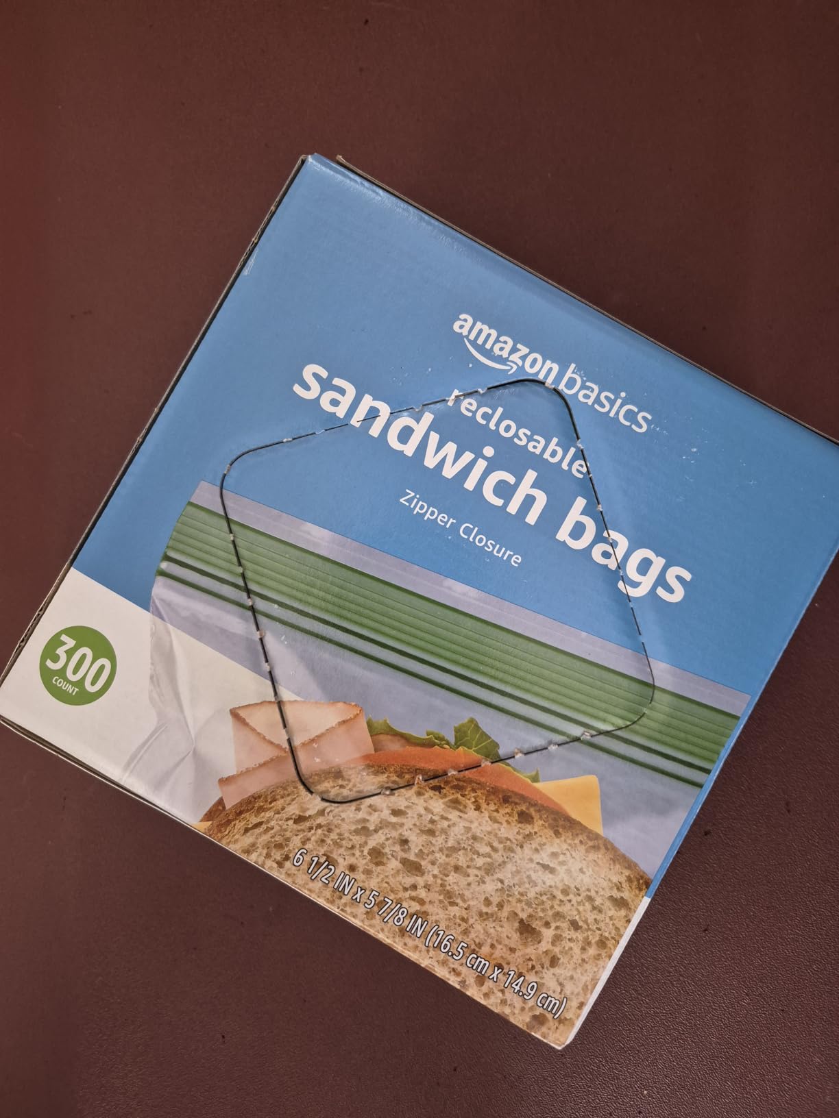 AmazonBasics Sacchetti Sandwich Richiudibili 300 Pezzi