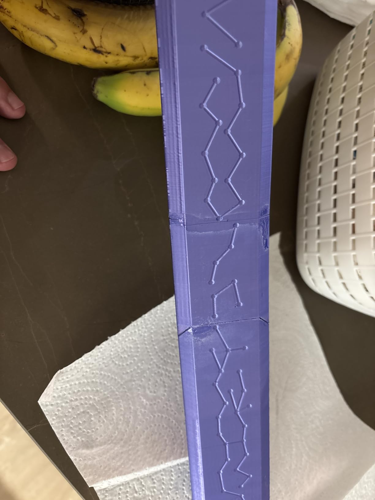 Elprico Spada Cosplay PLA Giallo Blu 66 cm 6 Pezzi