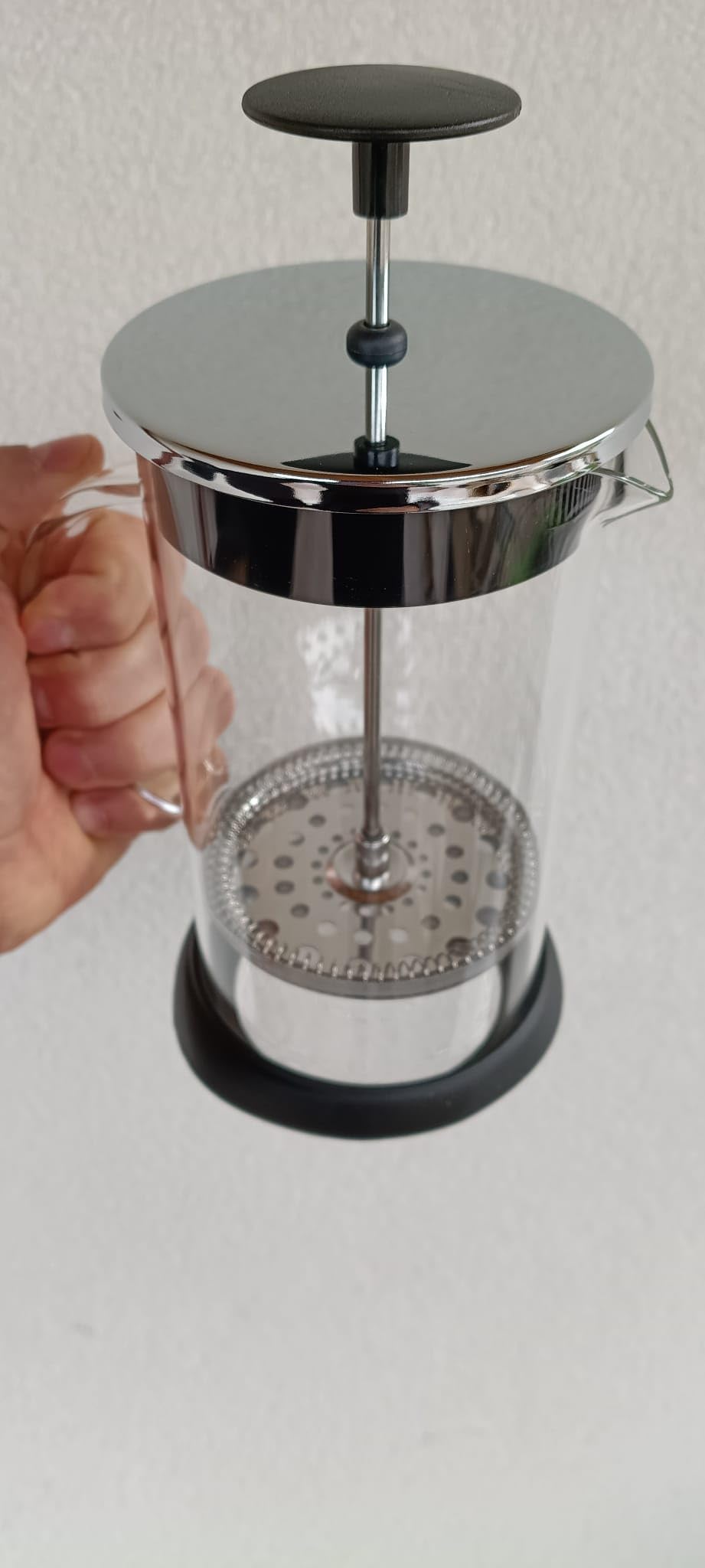 Amazon Basics caffettiera stantuffo vetro 1L 6 tazze