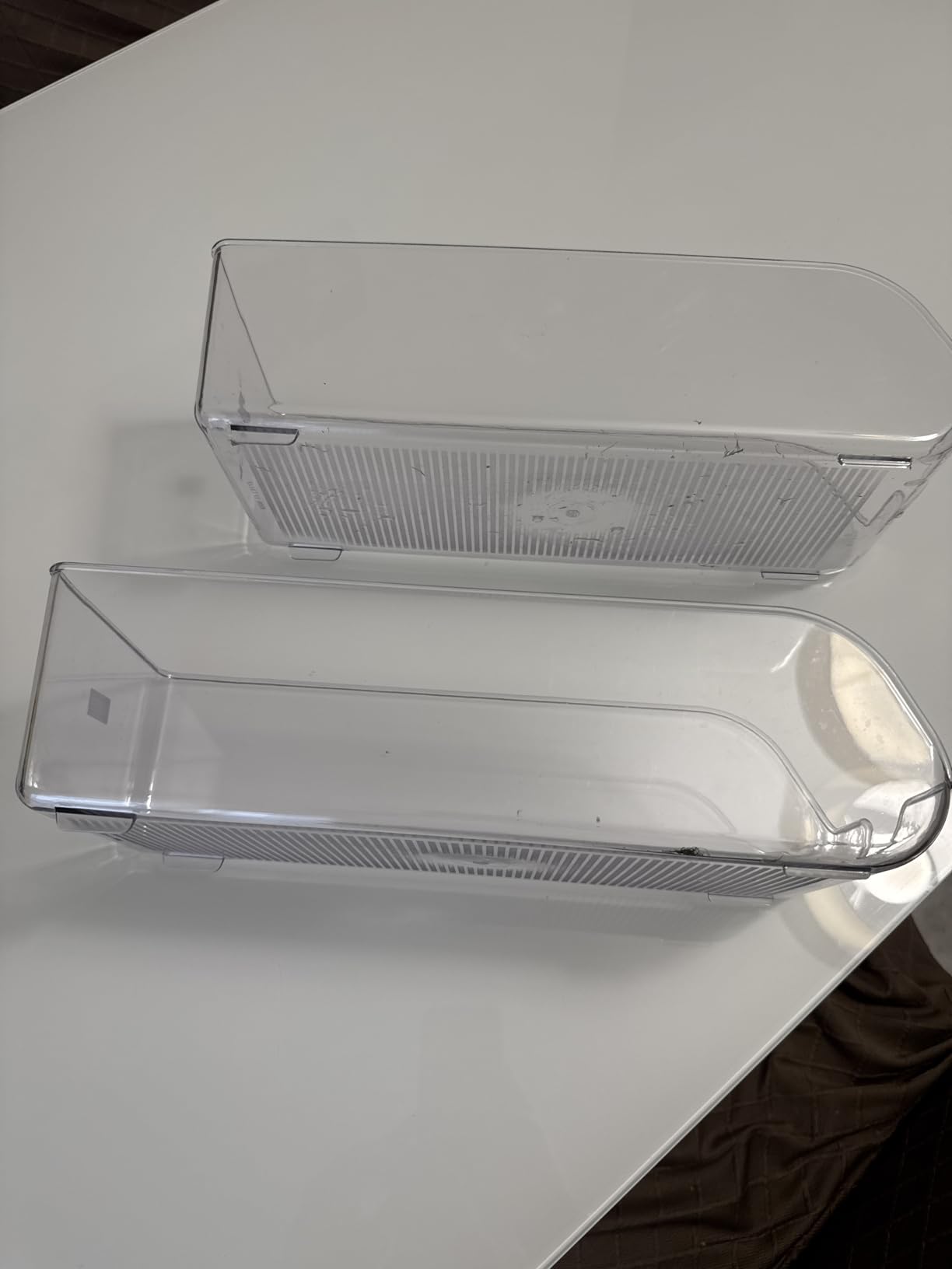 Amazon Basics organizer lattine frigo set 2 pezzi dispenser