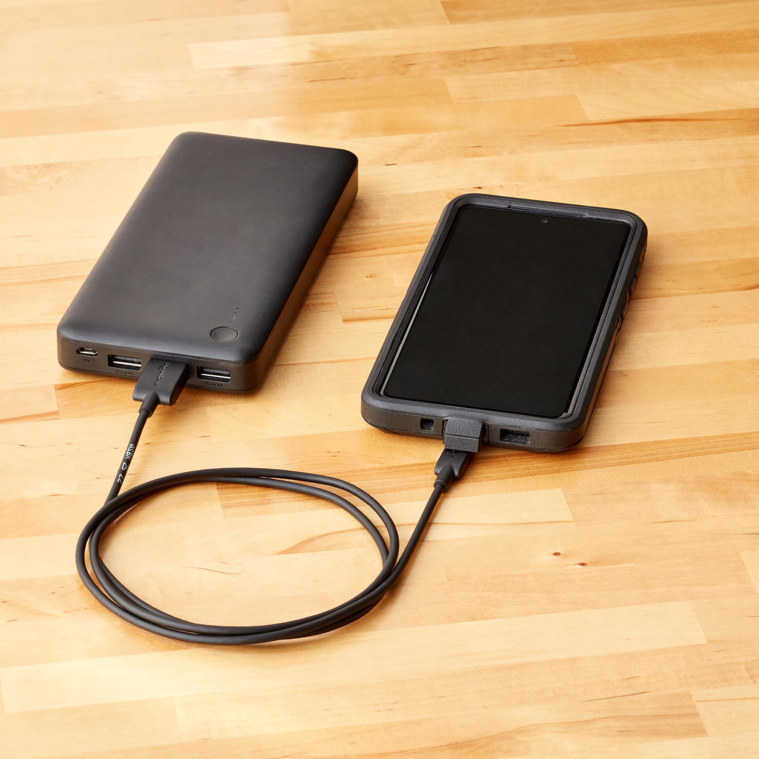 AmazonBasics Cavo USB 2.0 Micro USB 0,9m Nero Confezione da 1