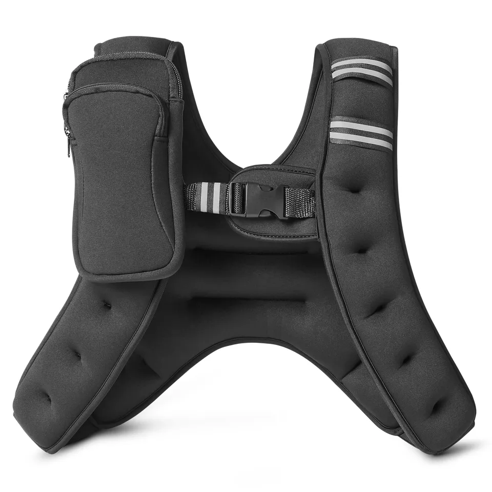 Amazon Basics Gilet Zavorrato 5,4 kg Nero Catarifrangente