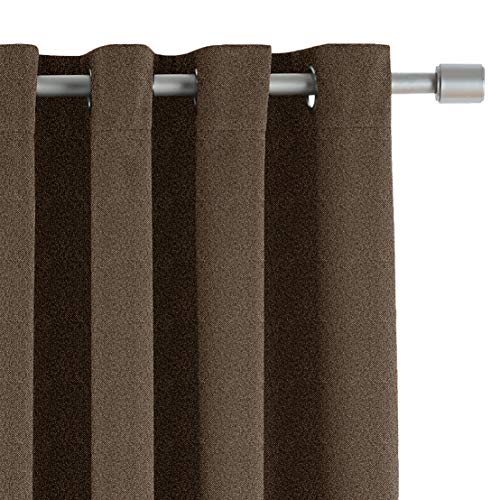Amazon Basics Theatre Grade tende oscuranti 52x63 marrone scuro 2 pezzi