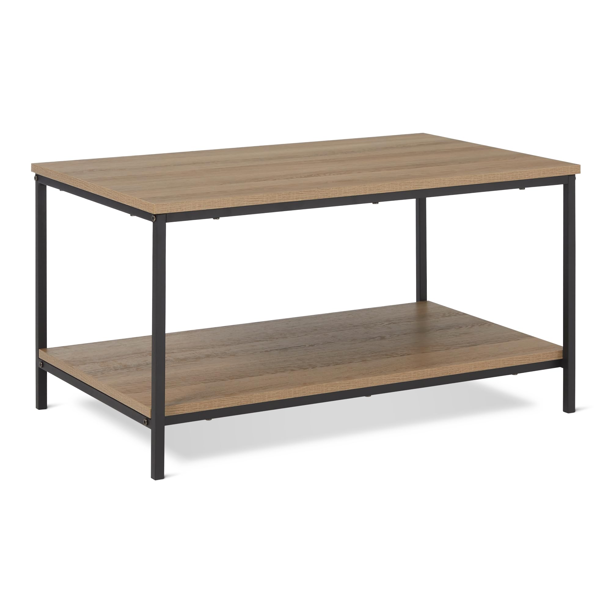 Amazon Basics tavolino caffè rettangolare rovere 80x50,5cm