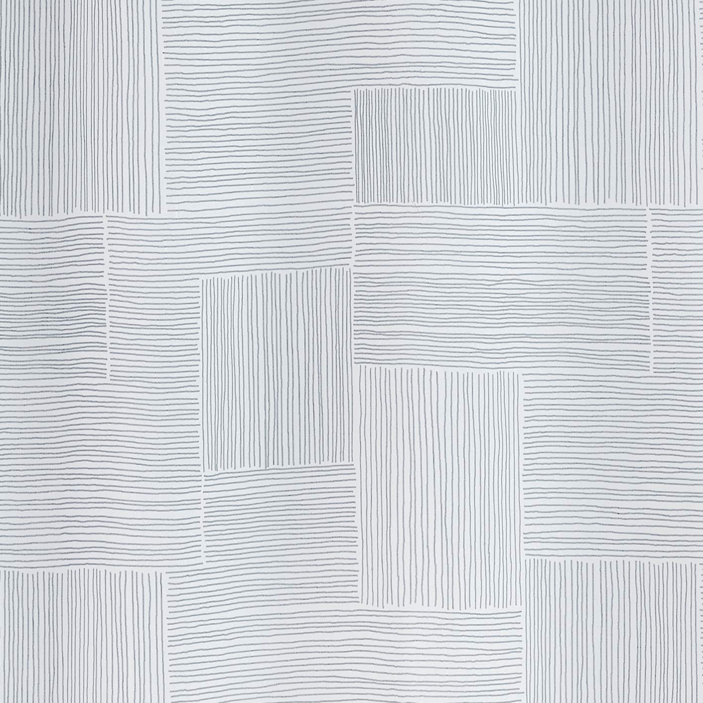 AmazonBasics Painterly Grid Tenda Velata 127x160cm Grigia 2 Pezzi