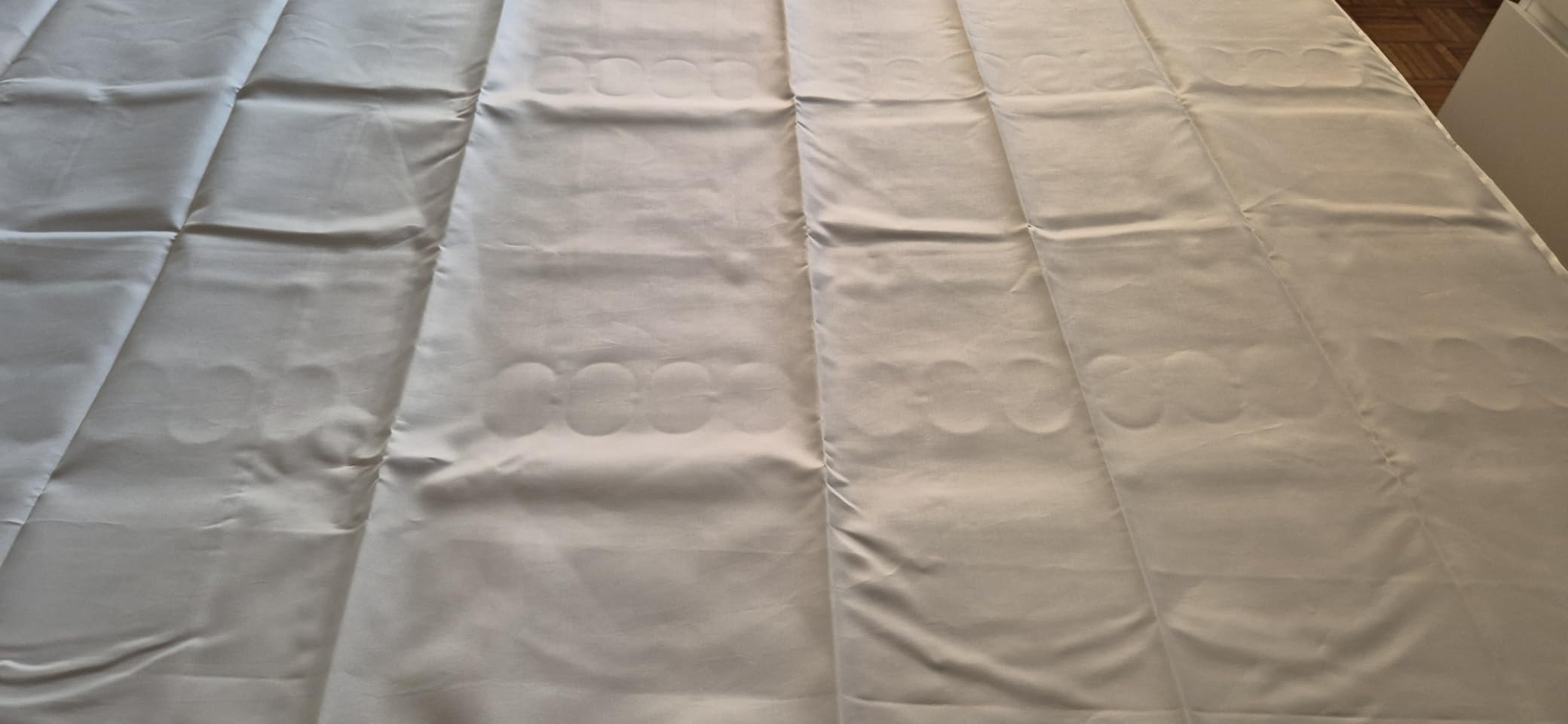 Amazon Basics tenda doccia tessuto bianca 183x183 cm antimuffa