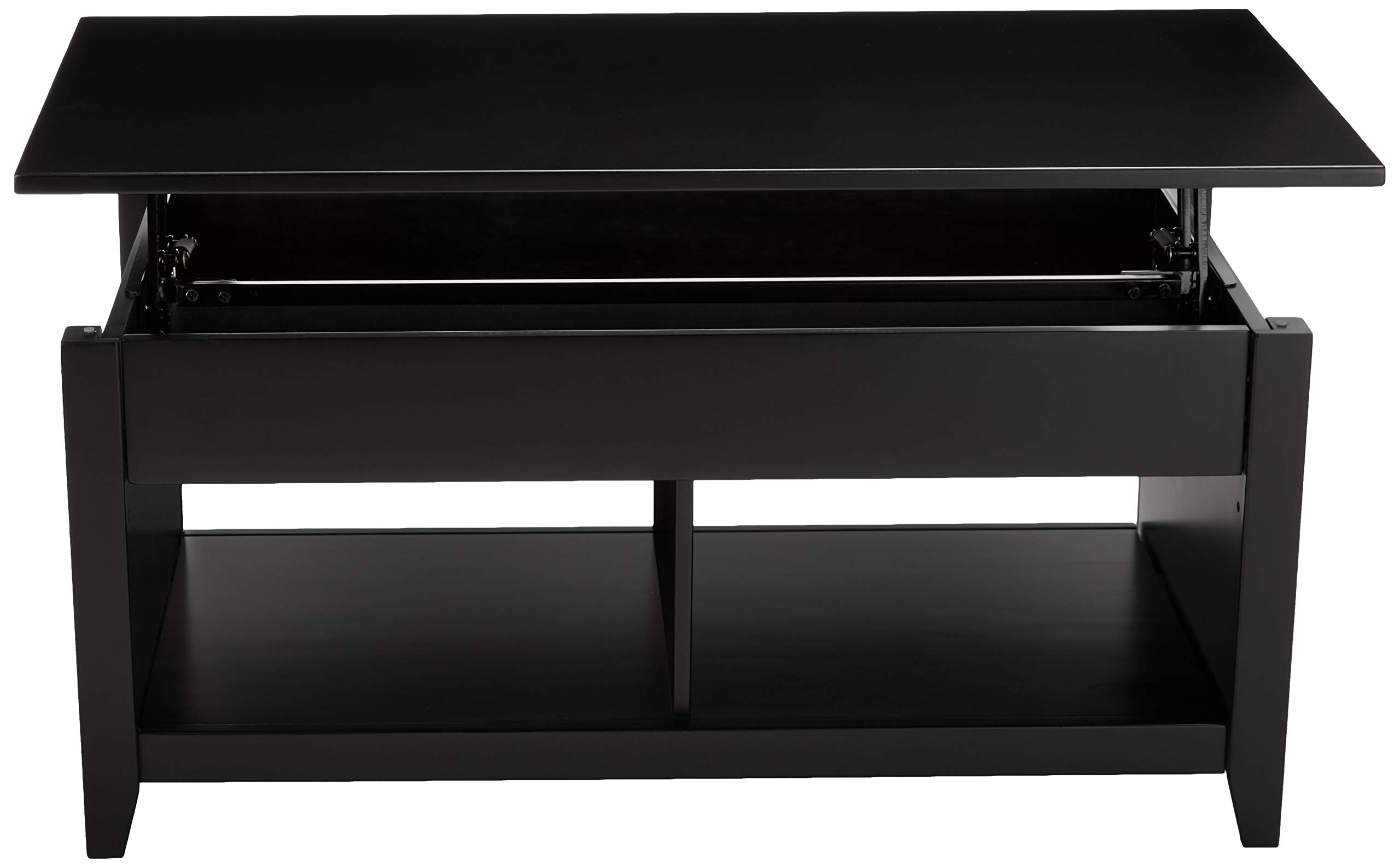 Amazon Basics tavolino caffè piano rialzabile nero 102 cm