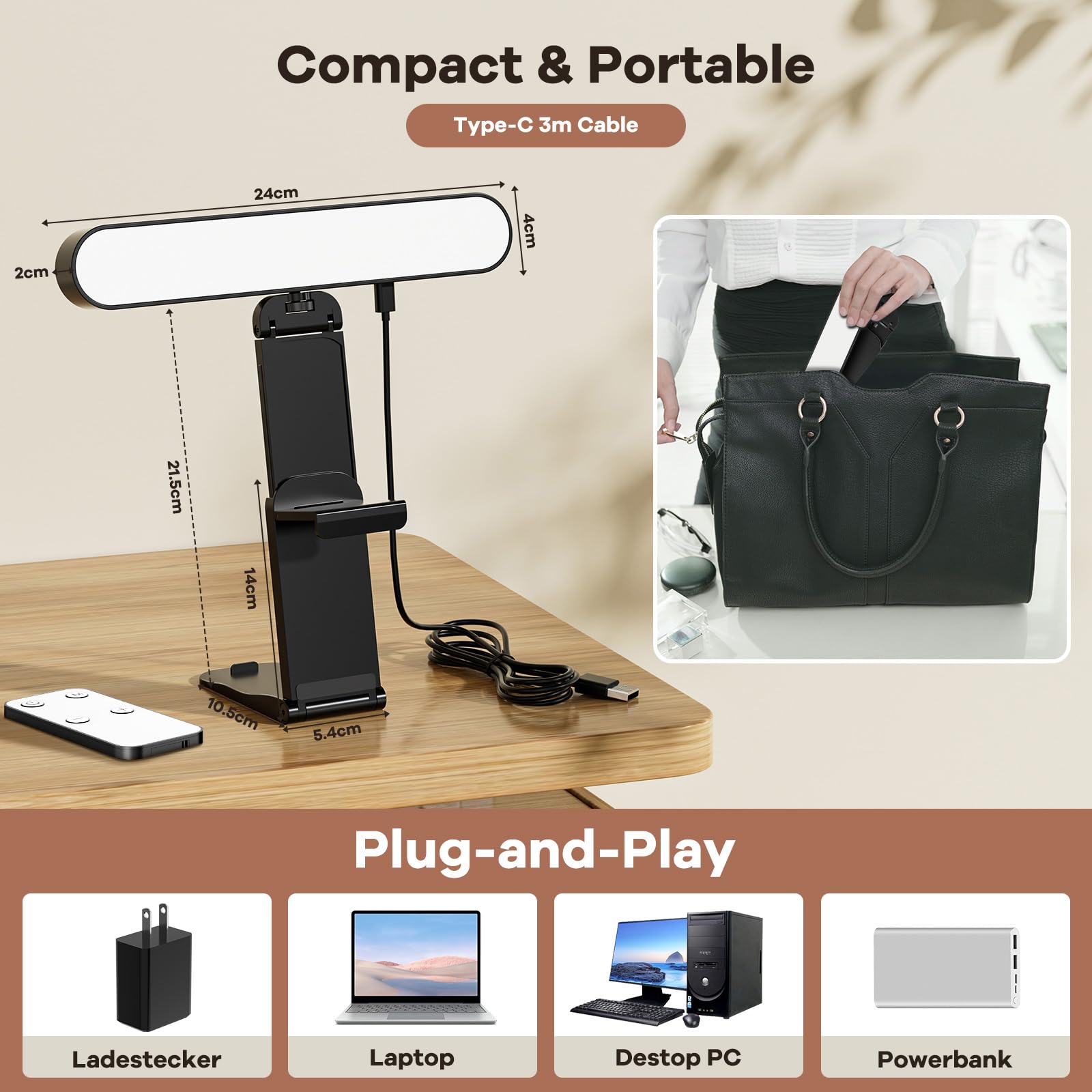 RealPlus luce video LED con supporto 1 pezzo luce morbida
