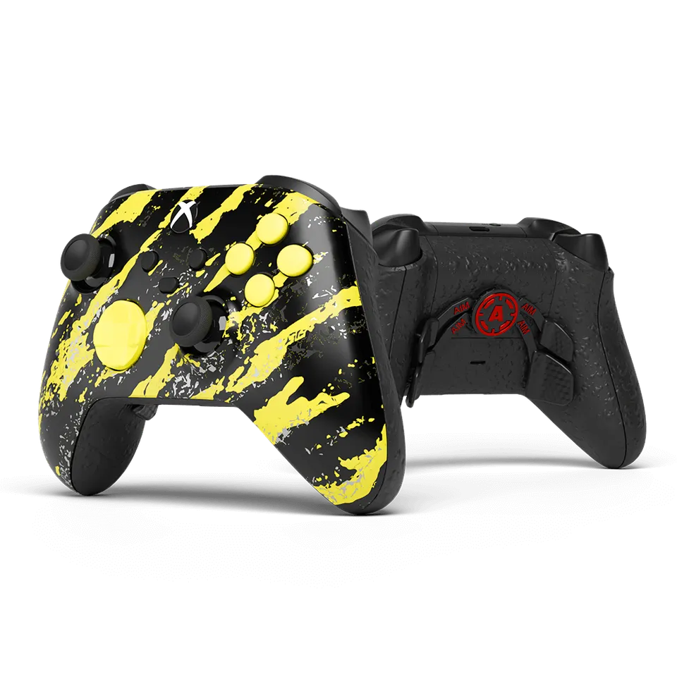 Aim Camo Yellow controller Xbox Series X mimetico