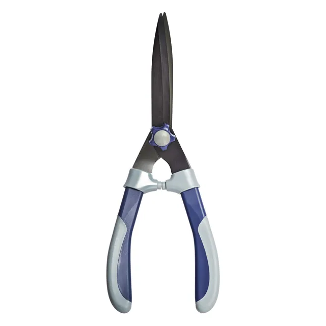 Amazon Basics cesoie per siepi acciaio 43 cm grigio blu