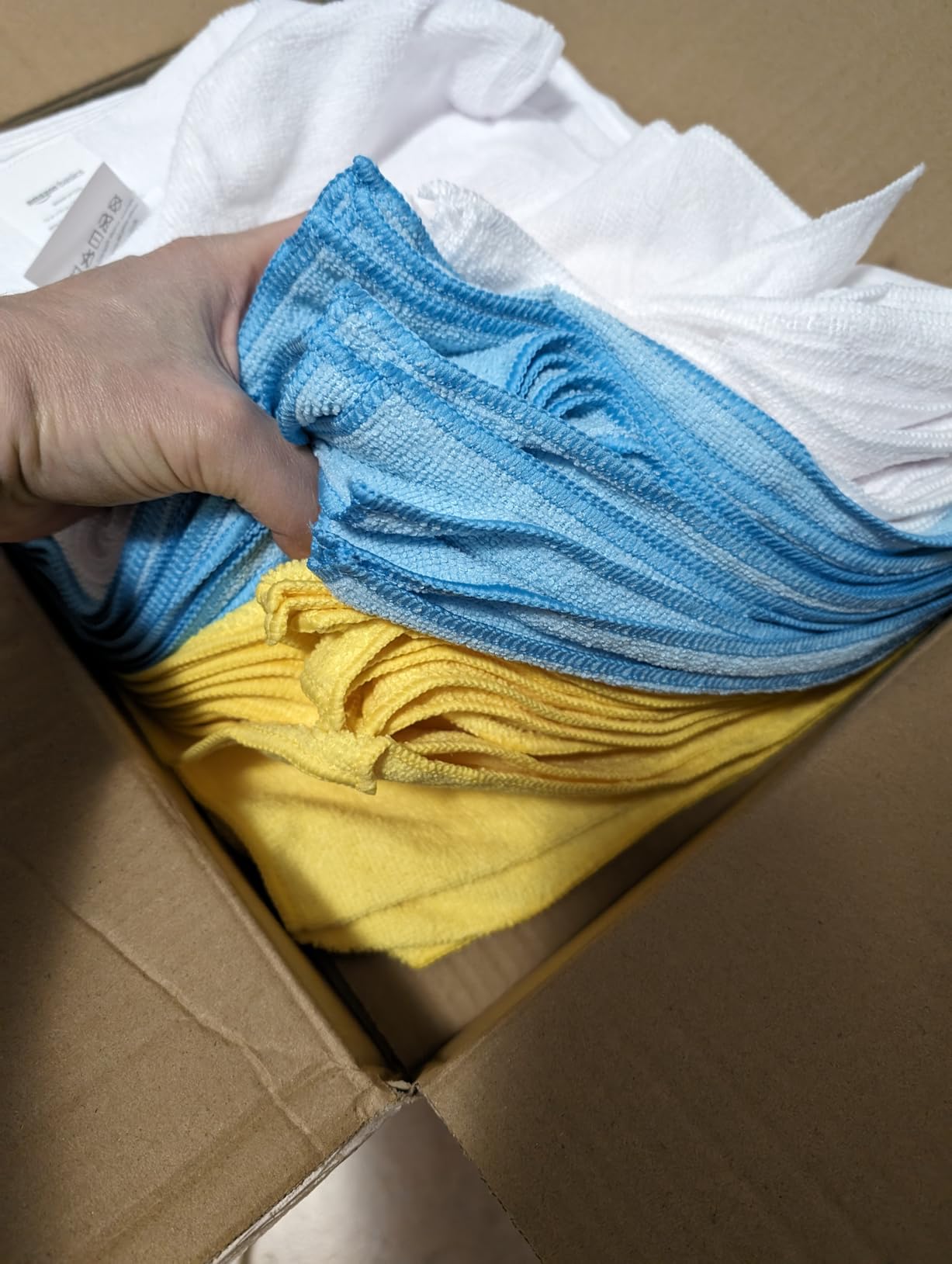 Amazon Basics Panni microfibra pulizia 48 pezzi multicolore
