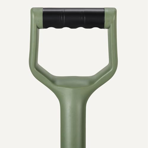 Amazon Basics pala da giardinaggio piatta 47 pollici acciaio nera