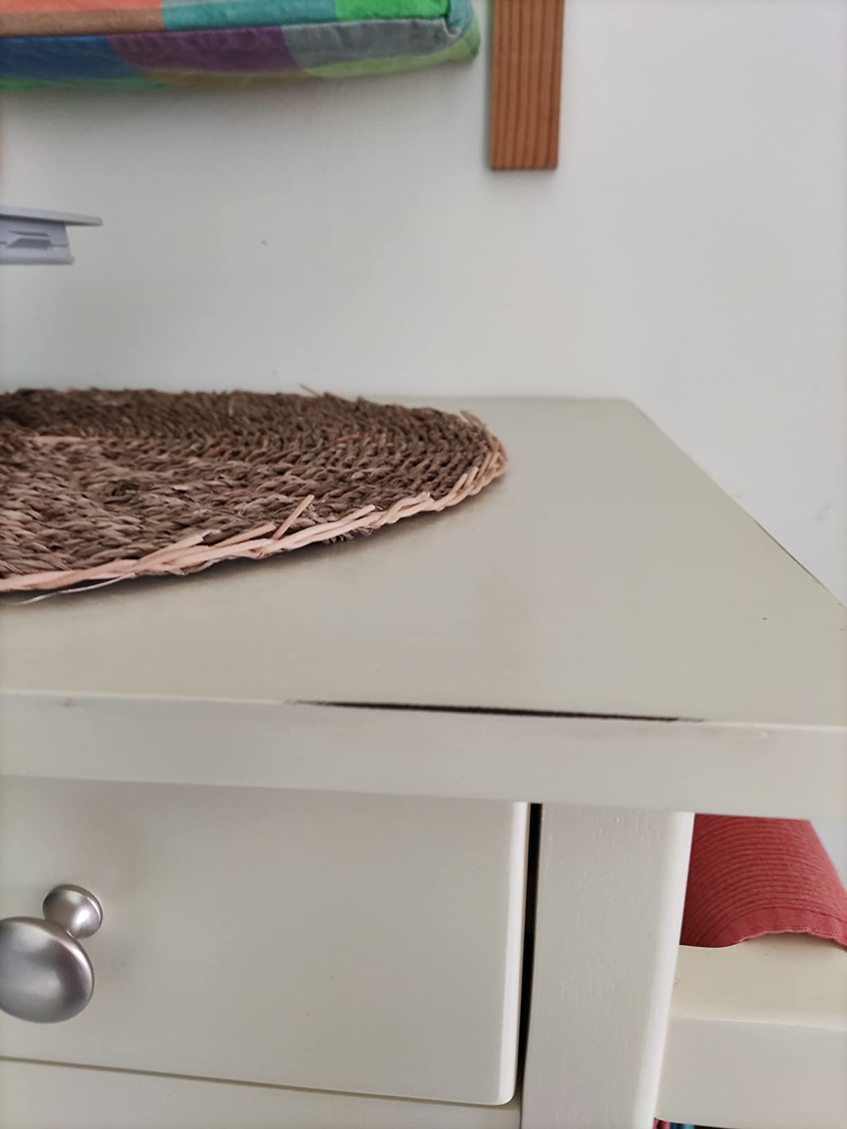 Amazon Basics Classico carrello cucina legno grigio rustico con ruote