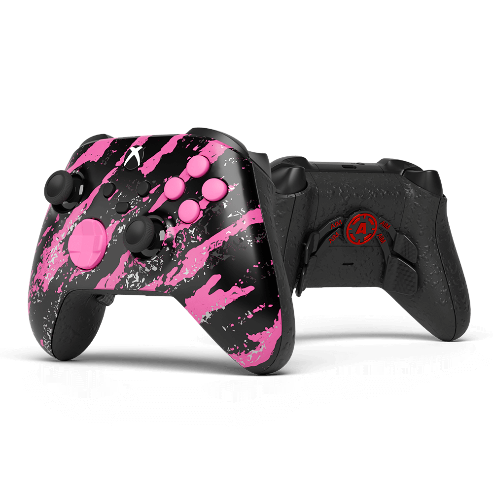 Aim Controller Camo Pink controller Xbox rosa
