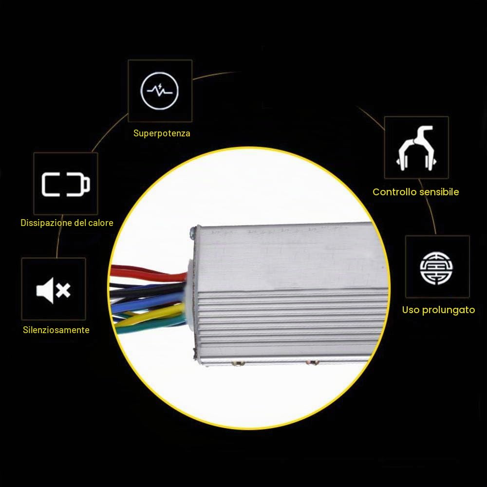 Elprico Controller Motore Brushless 24V 250W 13A Scooter