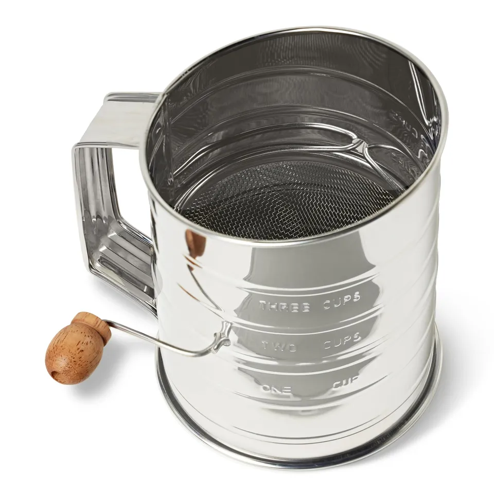 Amazon Basics setaccio farina 3 tazze acciaio inox