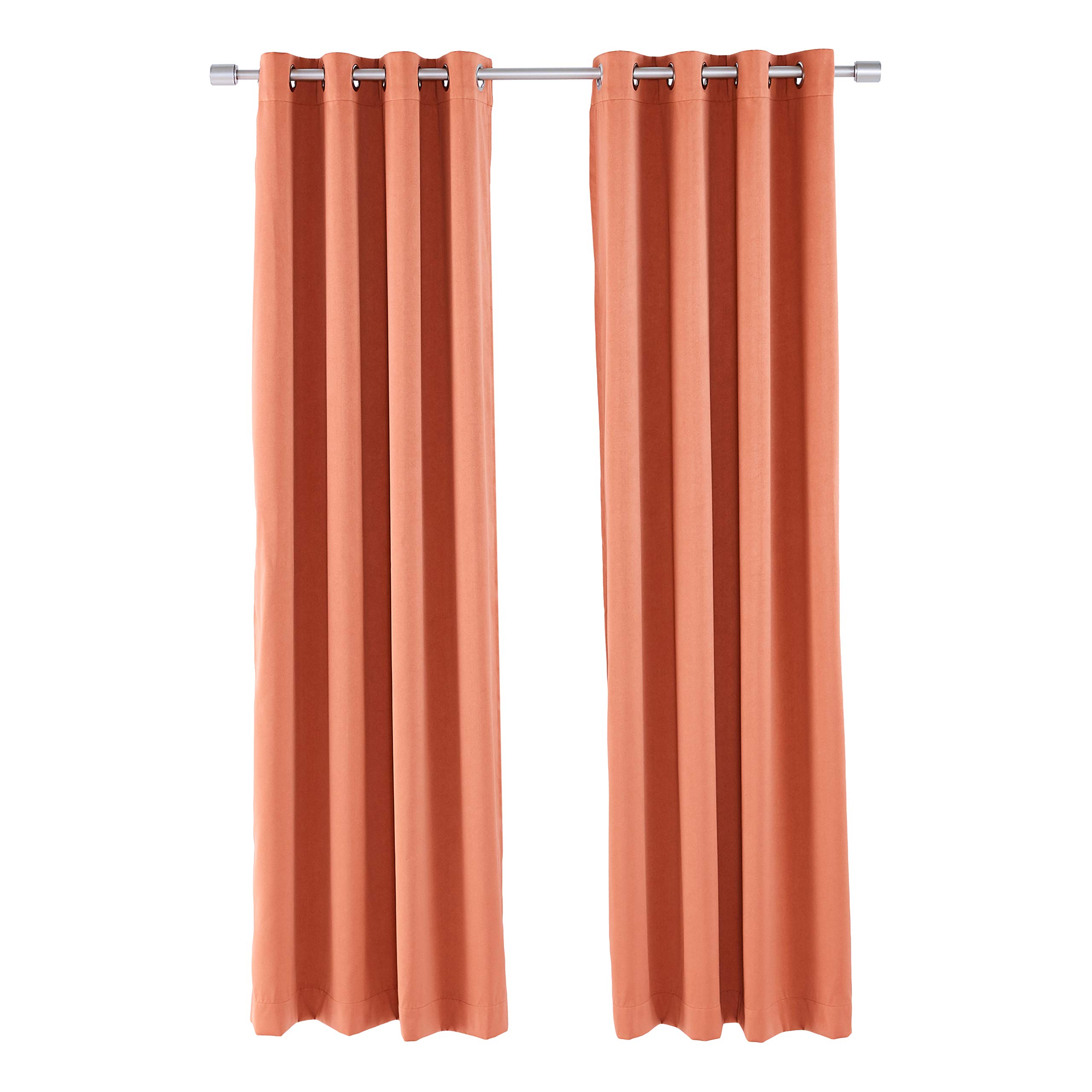 Amazon Basics Theatre Grade tende 132x241 cm terracotta oscuranti 2pz