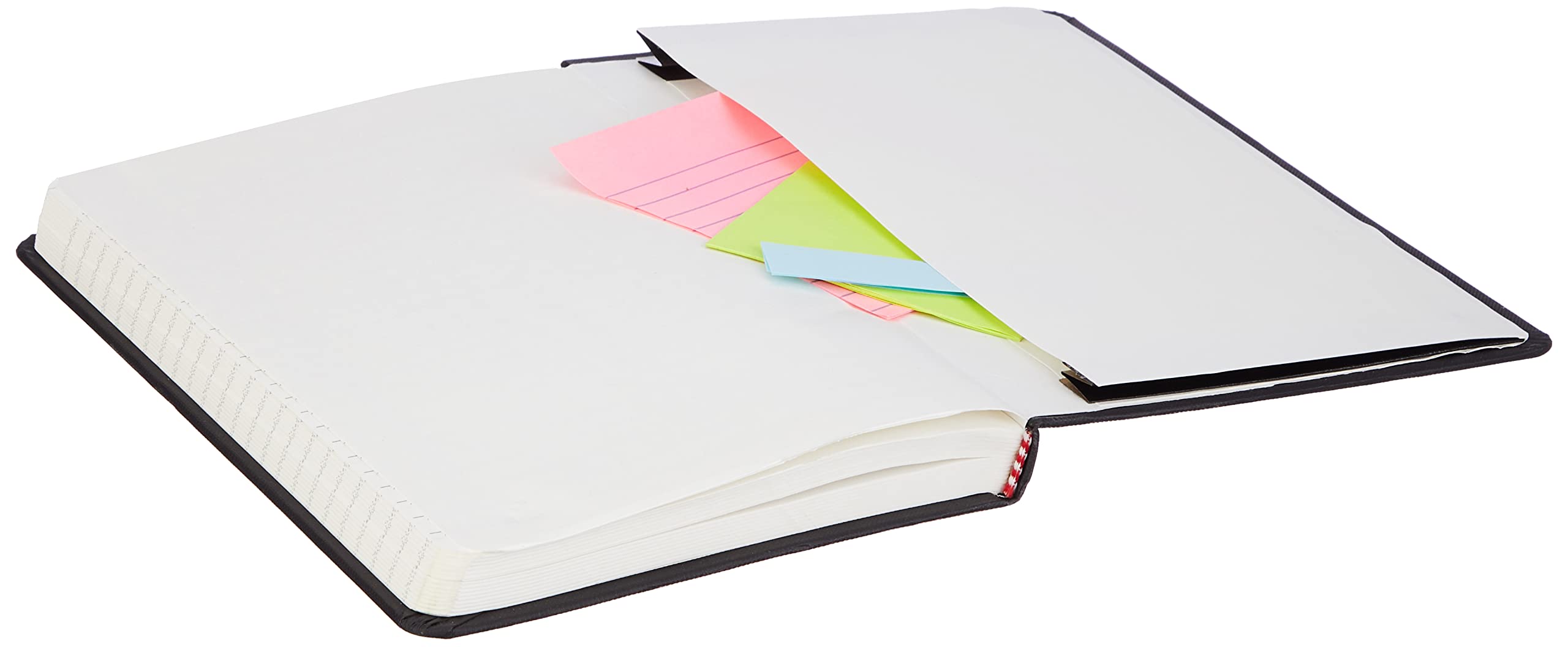 Amazon Basics Quaderno A5 a Righe 240 Pagine Nero Classic