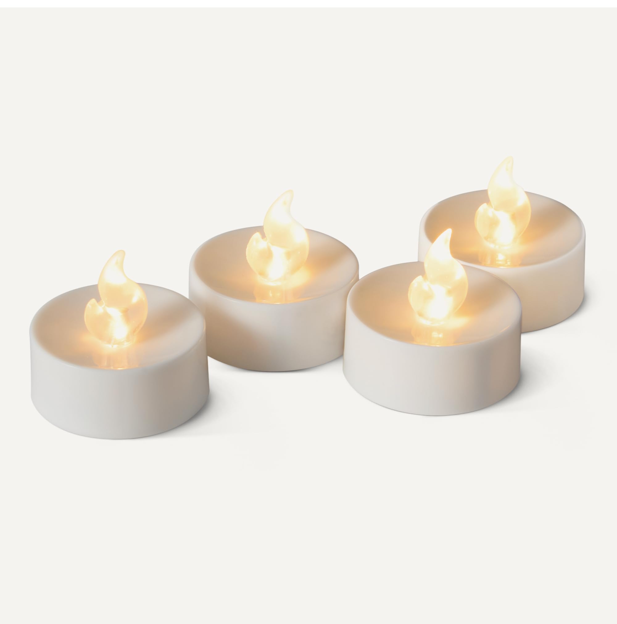 Amazon Basics Candele LED Tea Light Bianche 24 Pezzi a Batteria