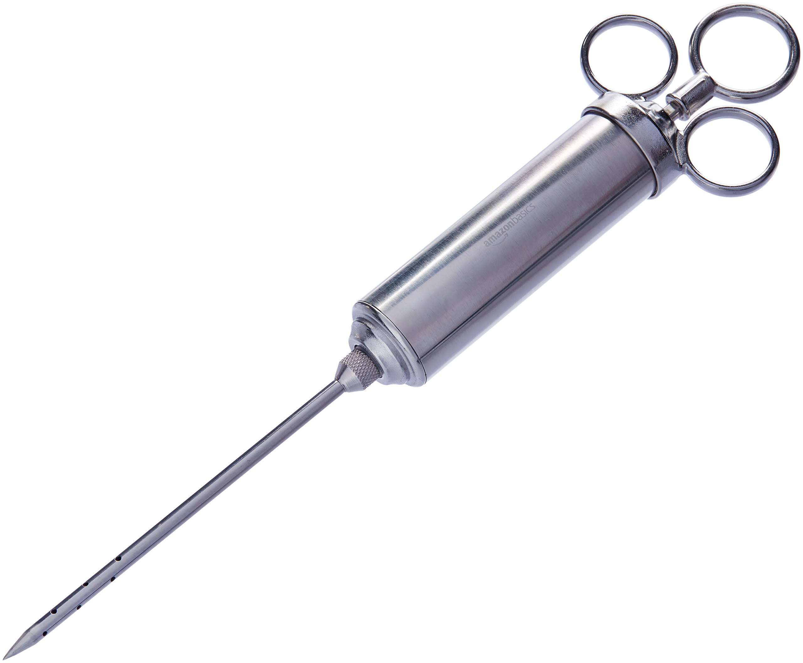 AmazonBasics Siringa per Marinata Acciaio Inox 59 ml