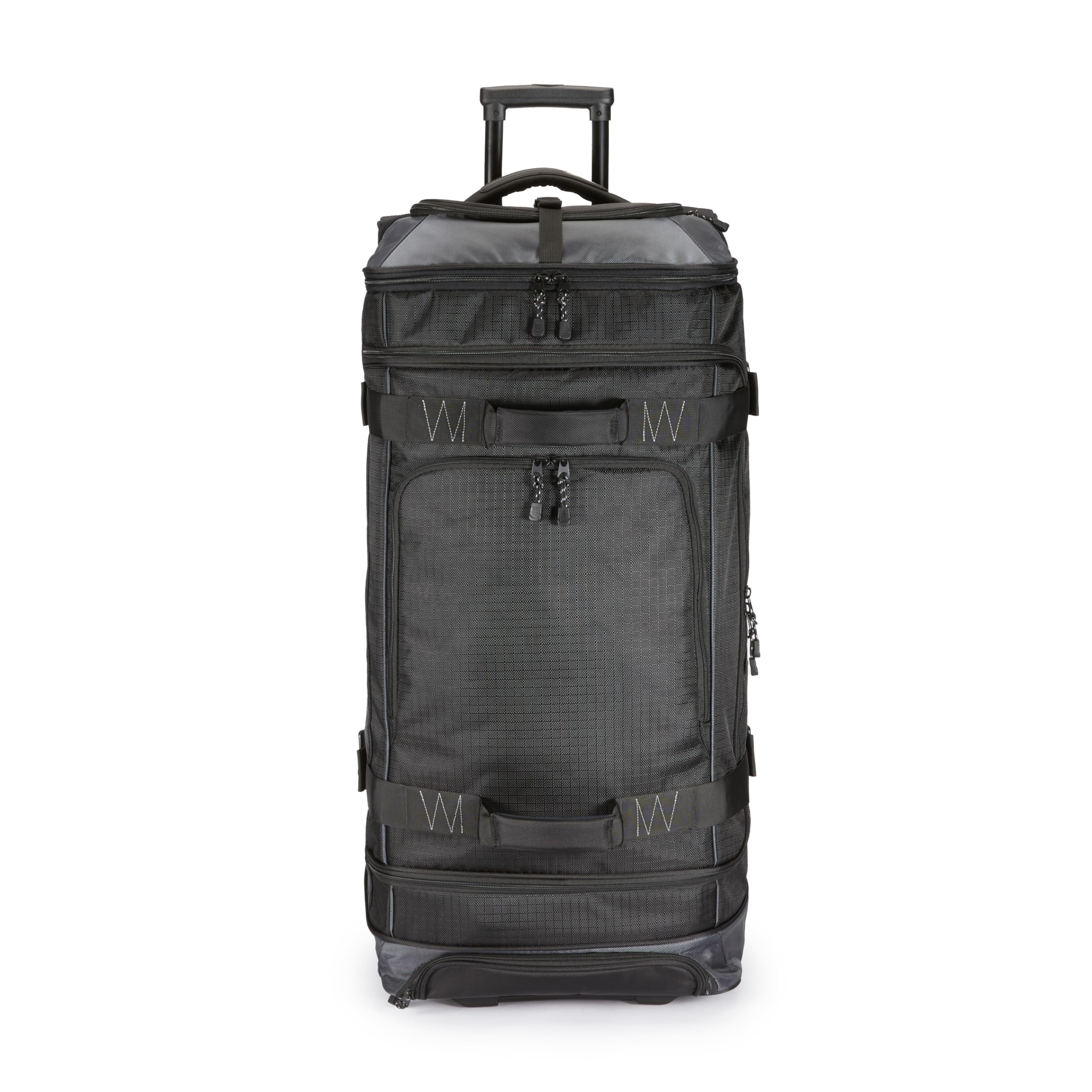 Amazon Basics Borsone con Ruote Medio 105L trolley nero