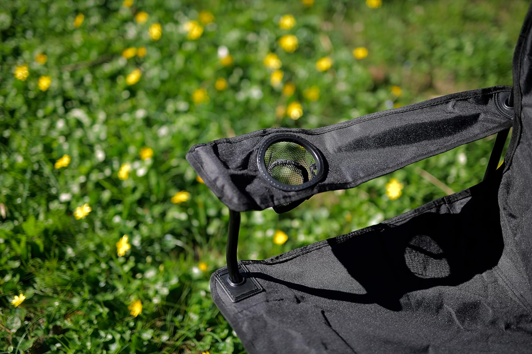 Amazon Basics Sedie Campeggio Pieghevoli Nere 2 Pezzi Acciaio