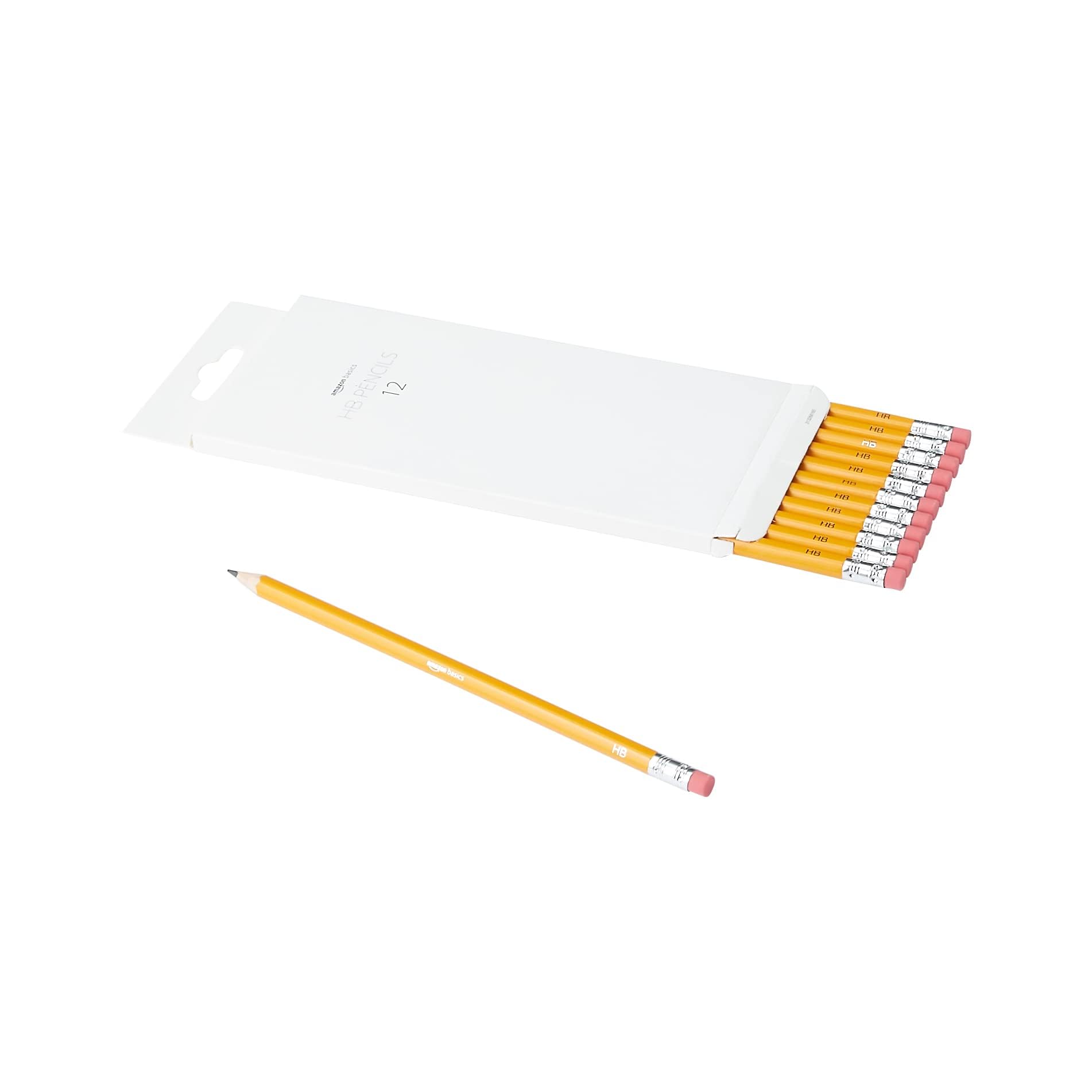 Amazon Basics Matite HB2 grafite 30 pezzi con gomma