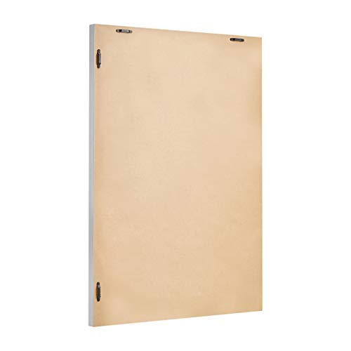 AmazonBasics Specchio parete rettangolare nichel 51x71