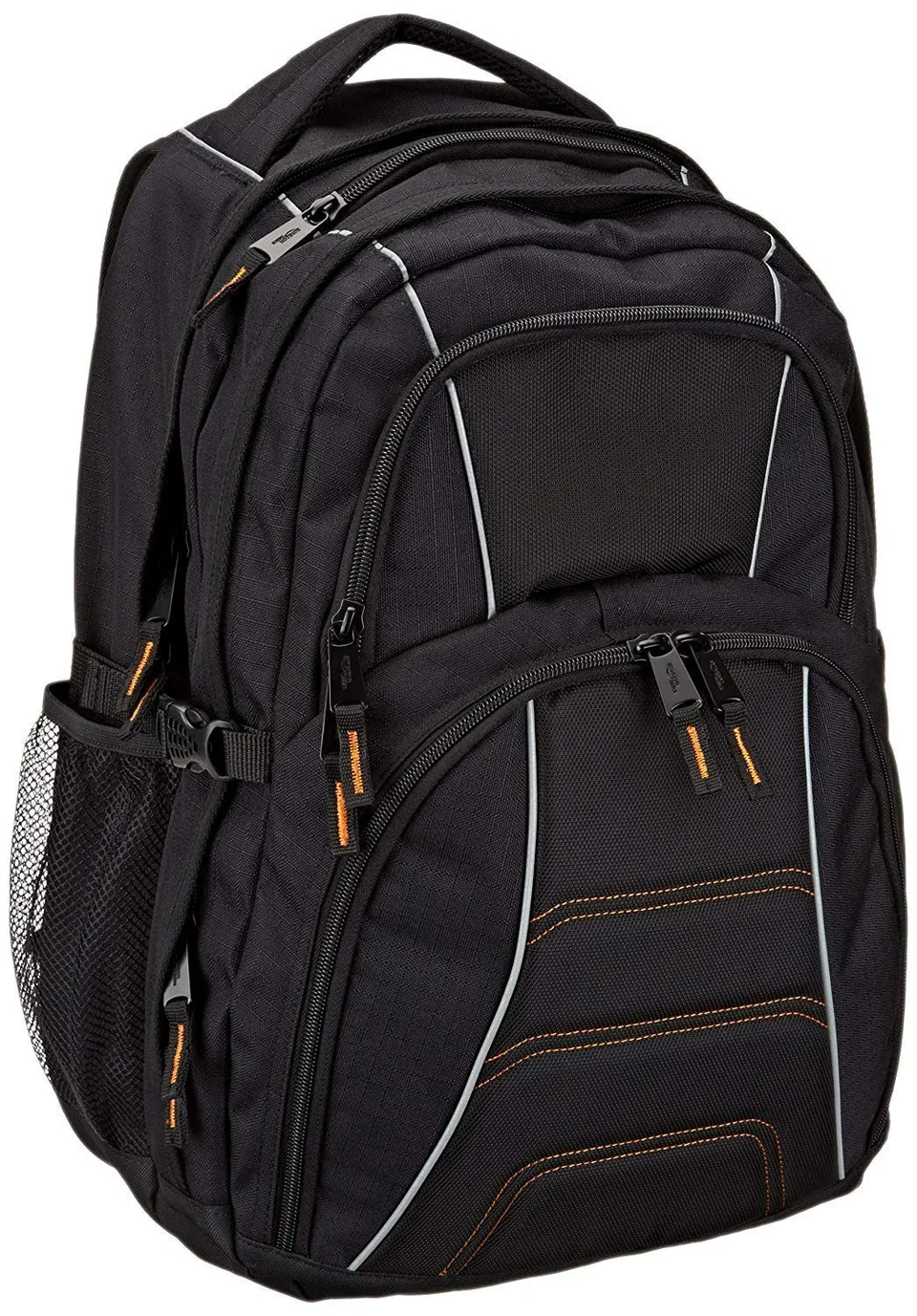 AmazonBasics Zaino per Laptop 17 Pollici Nero Imbottito