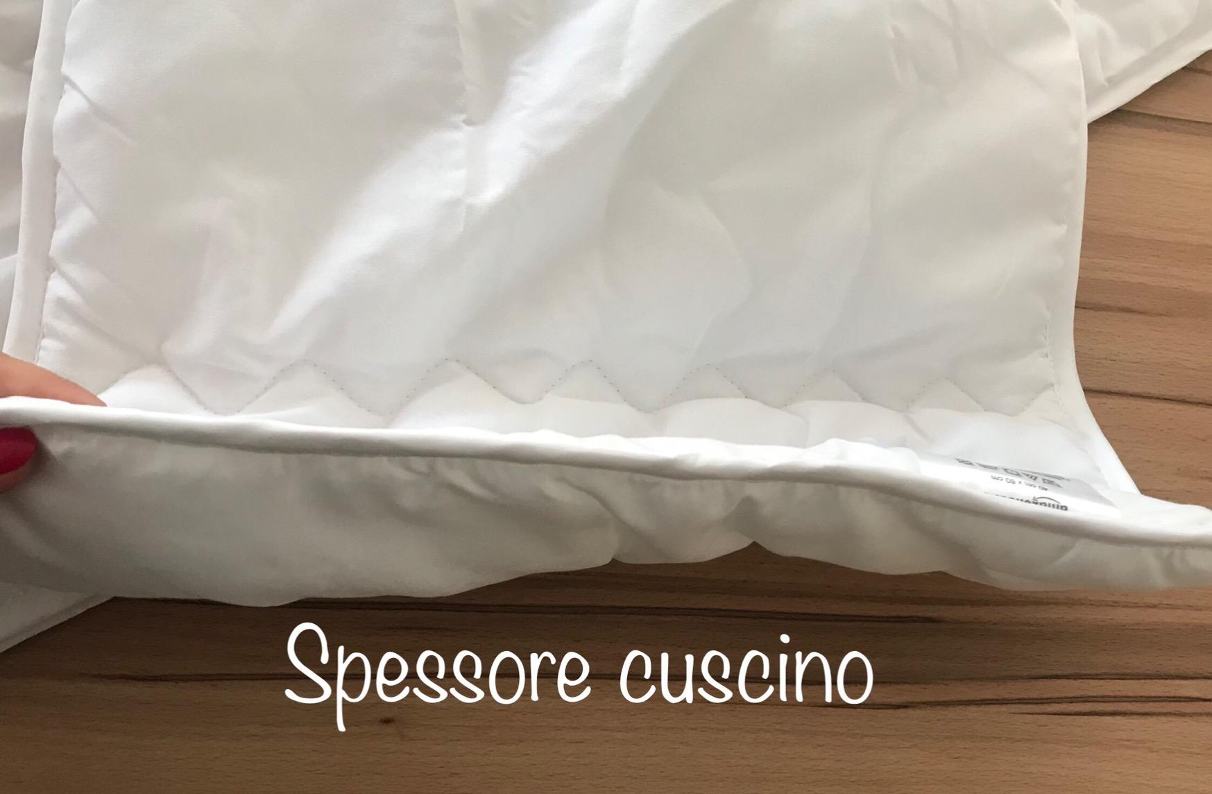 Amazon Basics Piumino 4 Stagioni Bambino Bianco con Cuscino