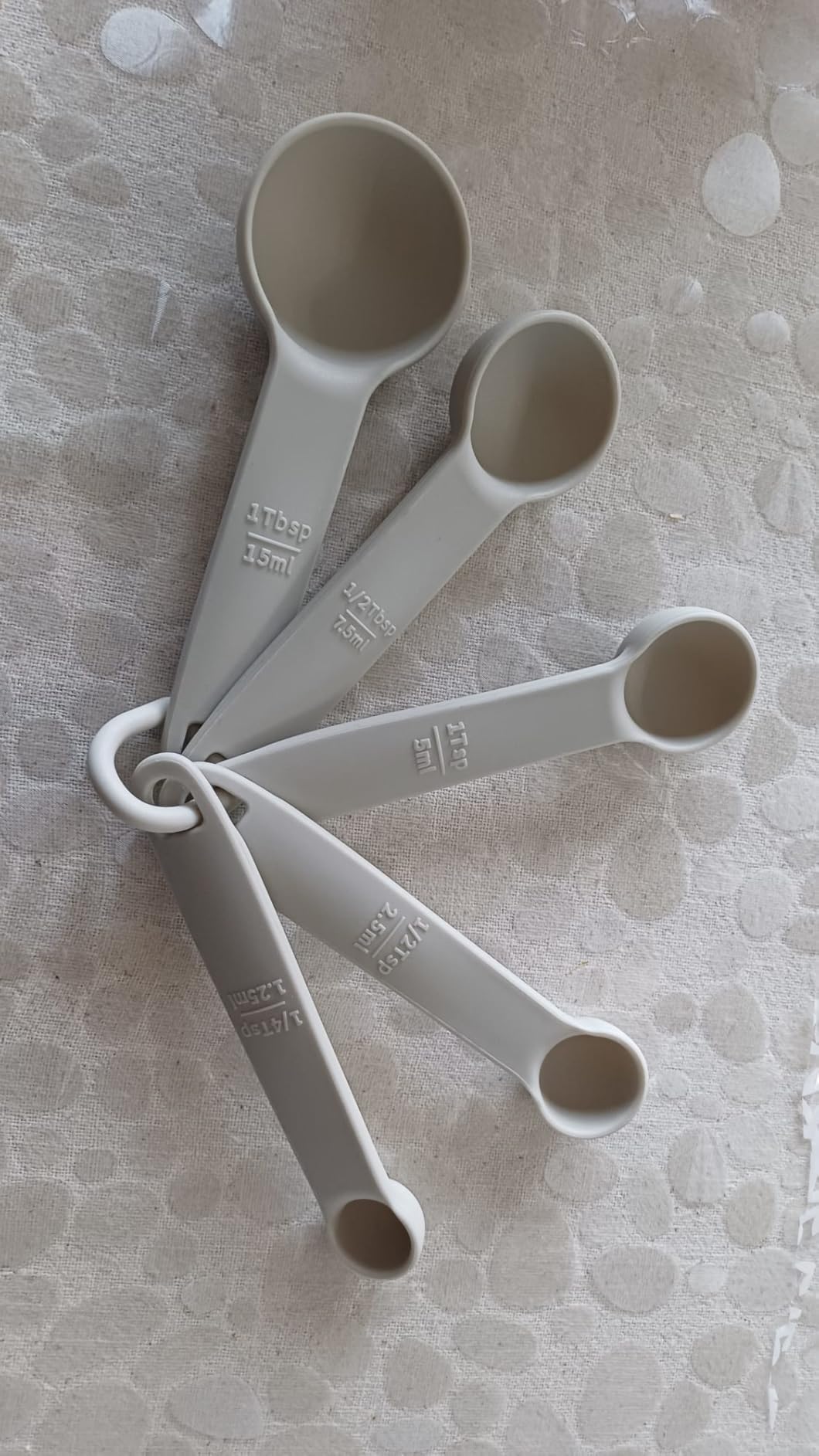 AmazonBasics Misurini Cucchiai Dosatori Set 10pz Grigio