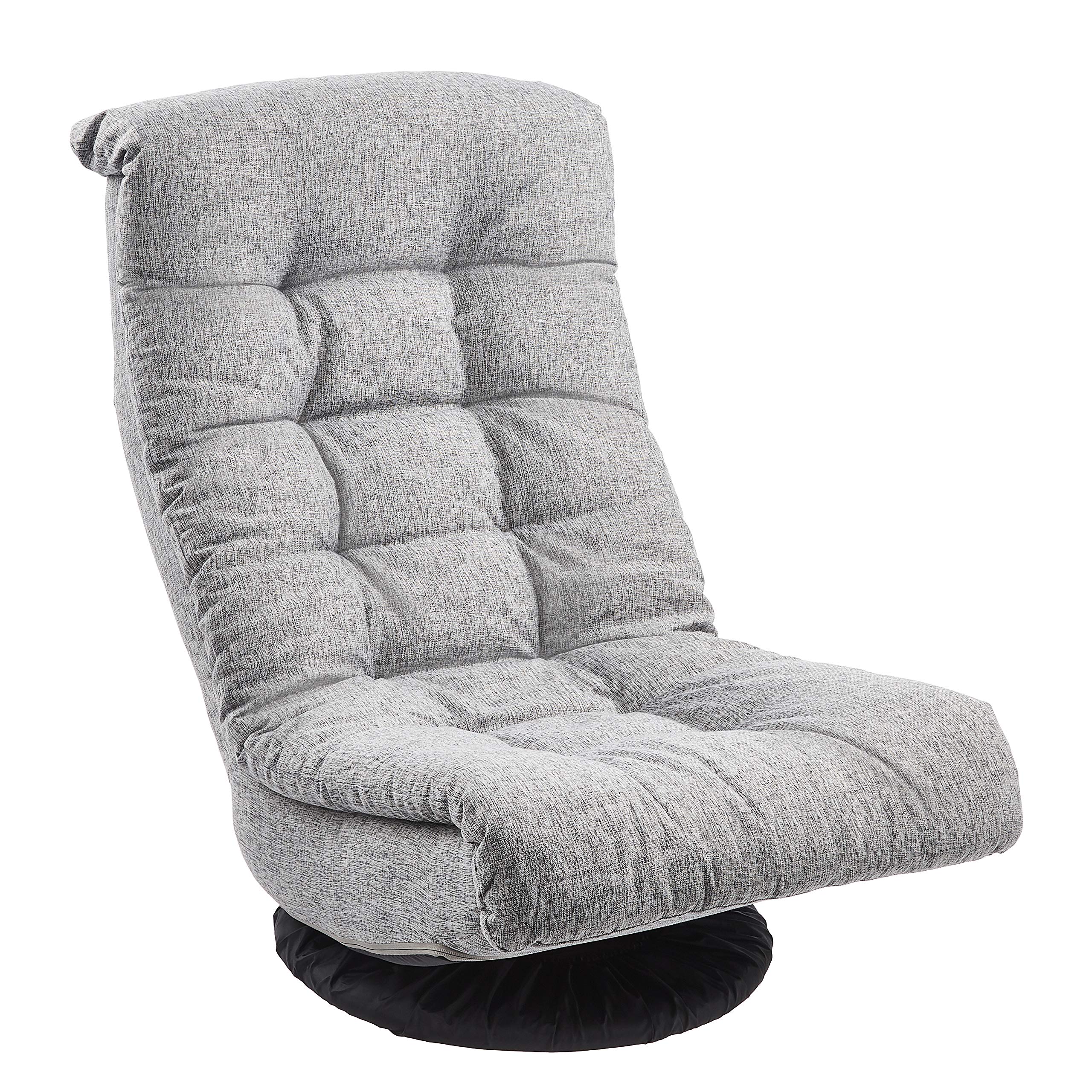AmazonBasics Poltrona Girevole Poggiatesta Grigio