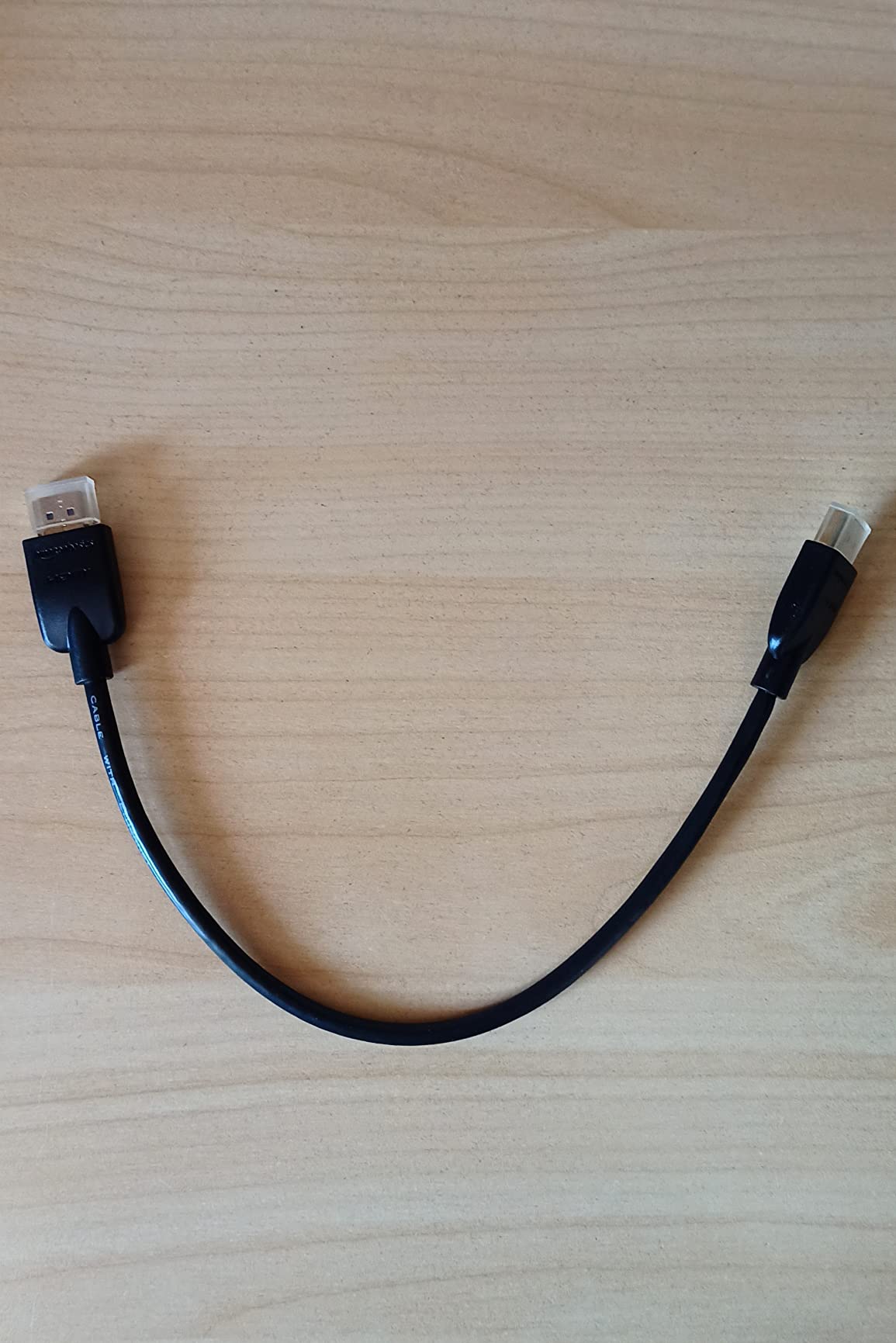AmazonBasics Cavo HDMI Flessibile 0,3 m Nero 4K